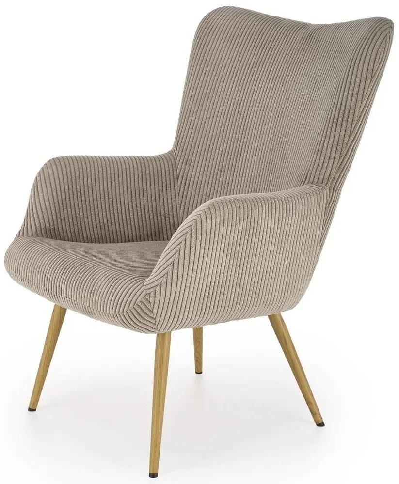 Fotoliu Halmar Amaro (Grey/Natural Oak)