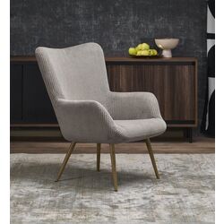 Fotoliu Halmar Amaro (Grey/Natural Oak)