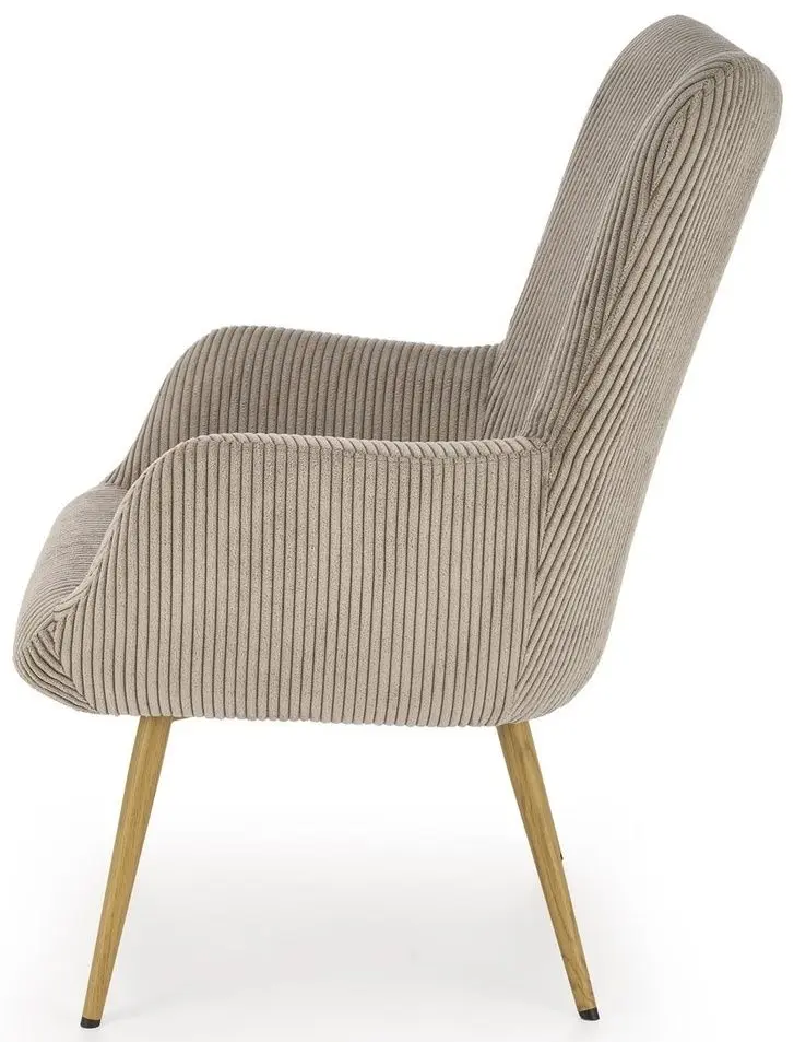 Fotoliu Halmar Amaro (Grey/Natural Oak)