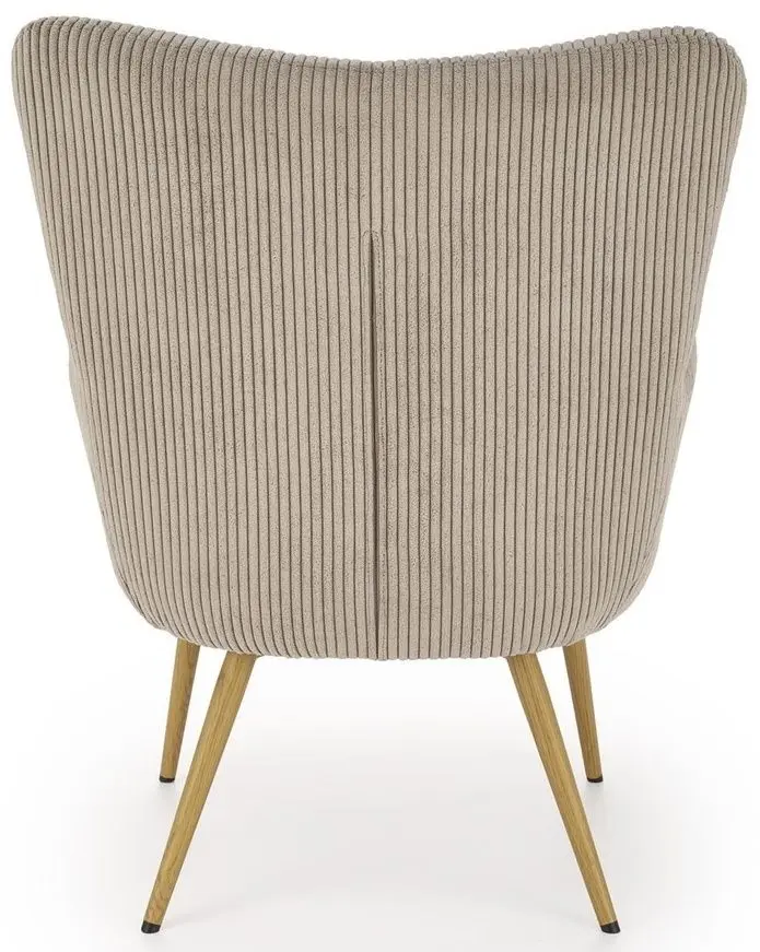 Fotoliu Halmar Amaro (Grey/Natural Oak)