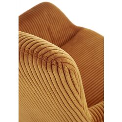 Fotoliu Halmar Amaro (Mustard/Natural Oak) Thumb