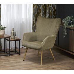 Fotoliu Halmar Amaro (Olive/Natural Oak)