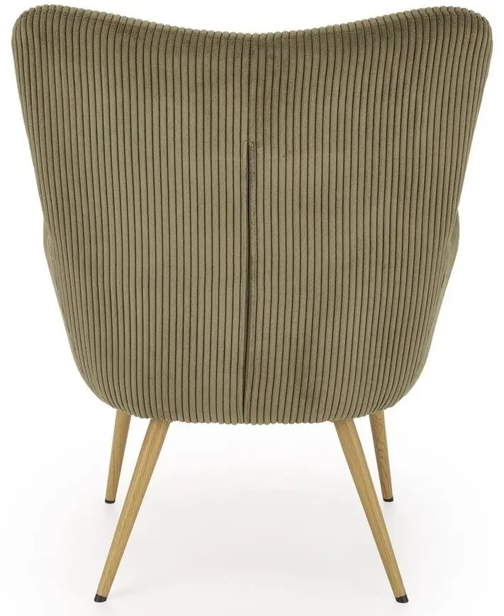 Fotoliu Halmar Amaro (Olive/Natural Oak)