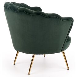 Fotoliu Halmar Amorinito (Dark Green/Gold) Thumb