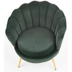Fotoliu Halmar Amorinito (Dark Green/Gold) Thumb