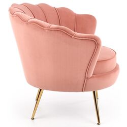 Fotoliu Halmar Amorinito (Light Pink/Gold) Thumb