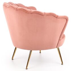 Fotoliu Halmar Amorinito (Light Pink/Gold) Thumb