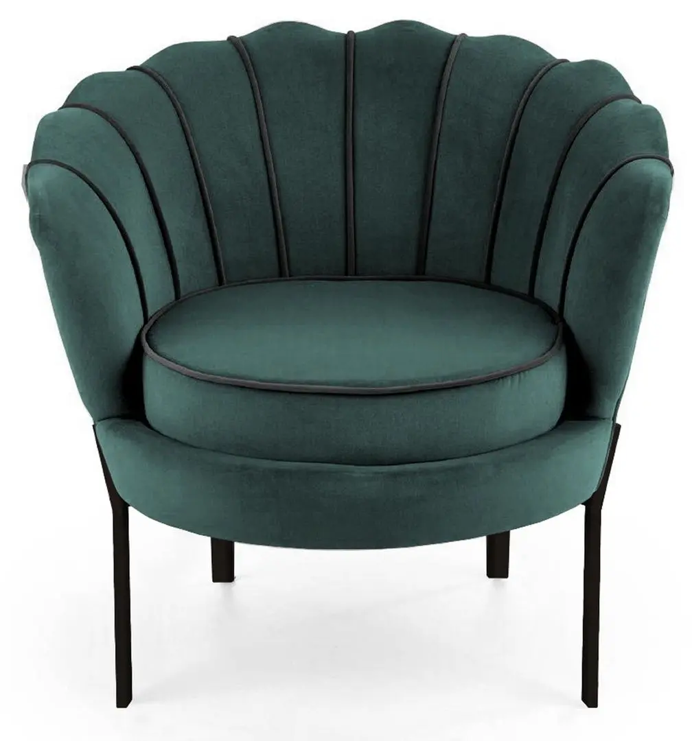 Fotoliu Halmar Angelo (Dark Green/Black) - 3