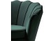 Fotoliu Halmar Angelo (Dark Green/Black)