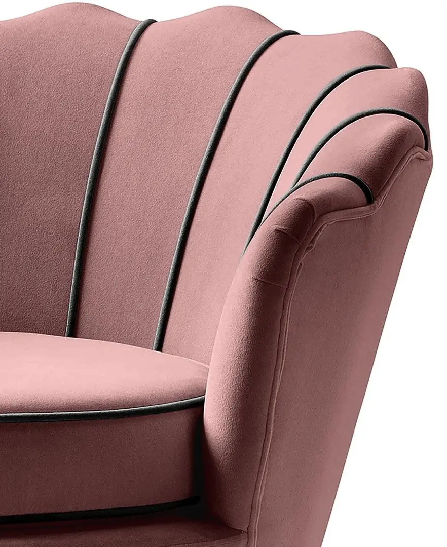 Fotoliu Halmar Angelo (Pink/Black)