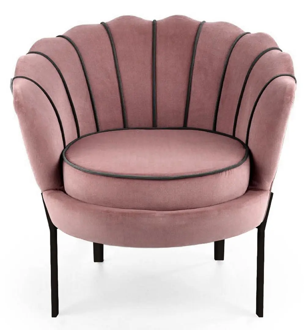 Fotoliu Halmar Angelo (Pink/Black)