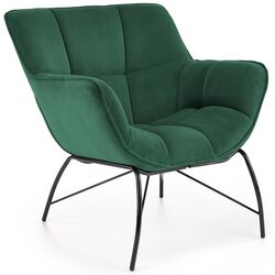 Fotoliu Halmar Belton (Dark Green/Black) Thumb