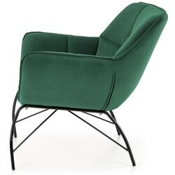 Fotoliu Halmar Belton (Dark Green/Black) Thumb