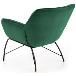 Fotoliu Halmar Belton (Dark Green/Black) Thumb