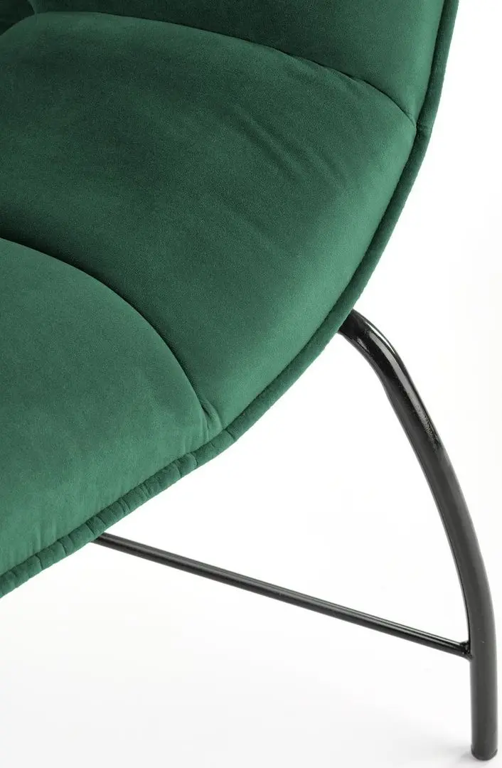 Fotoliu Halmar Belton (Dark Green/Black)