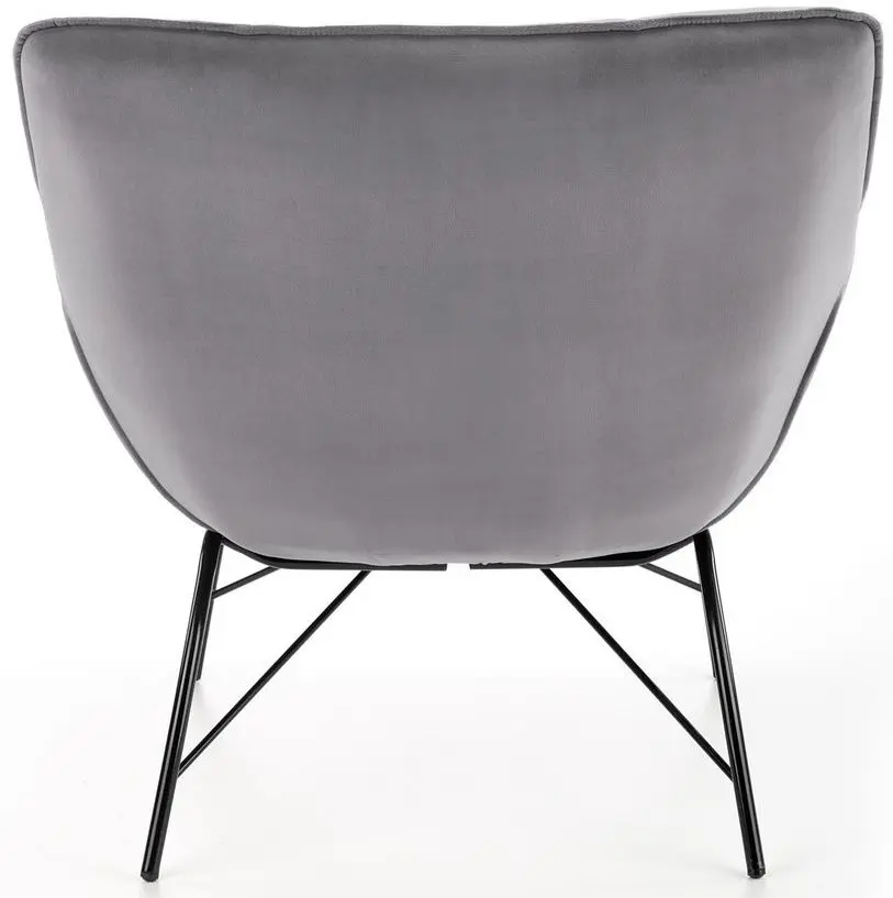 Fotoliu Halmar Belton (Gray/Black)