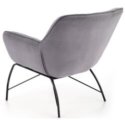 Fotoliu Halmar Belton (Gray/Black) Thumb