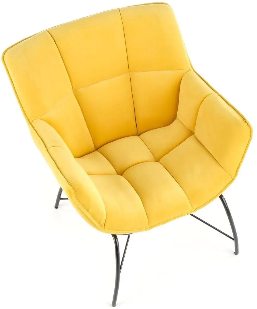Кресло Halmar Belton (Yellow/Black)