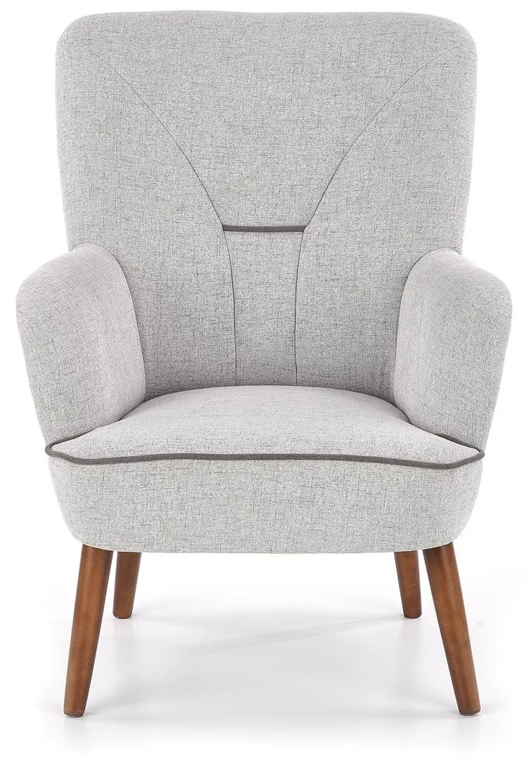 Fotoliu Halmar Bishop (Light Gray)