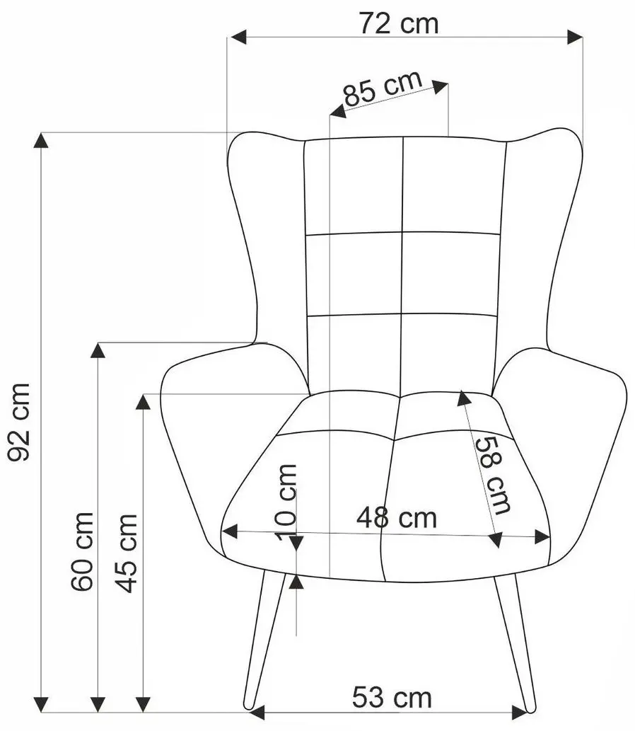 Fotoliu Halmar Byron (Beige/Black) - 12