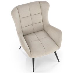 Fotoliu Halmar Byron (Beige/Black) Thumb