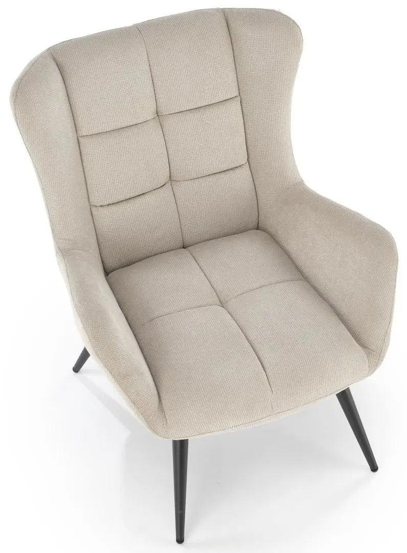 Fotoliu Halmar Byron (Beige/Black) - 9