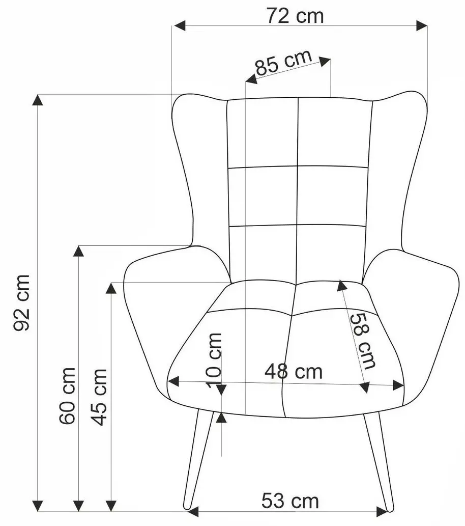Кресло Halmar Byron (Grey/Black)