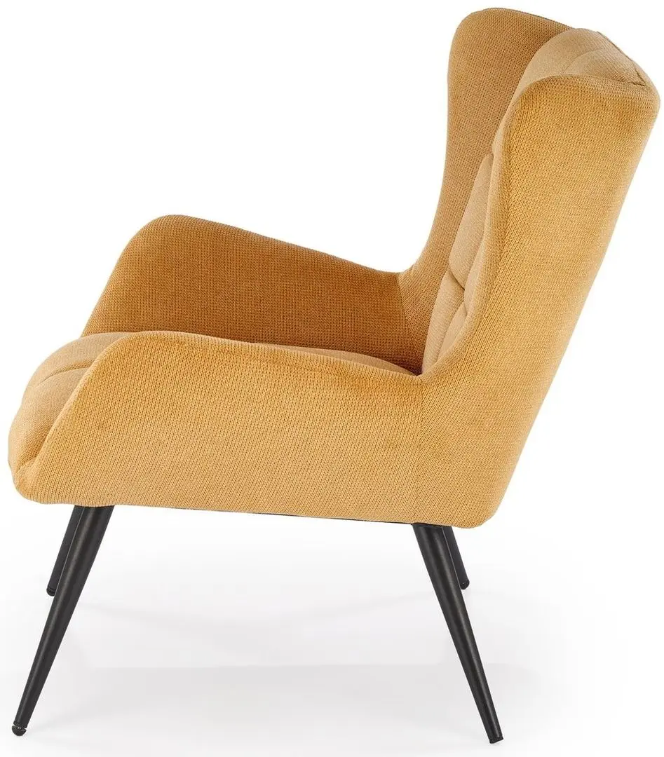 Fotoliu Halmar Byron (Mustard/Black)