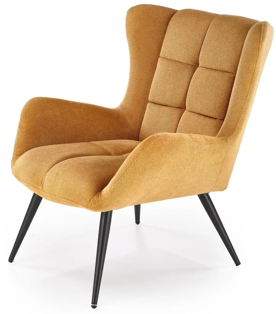 Fotoliu Halmar Byron (Mustard/Black)