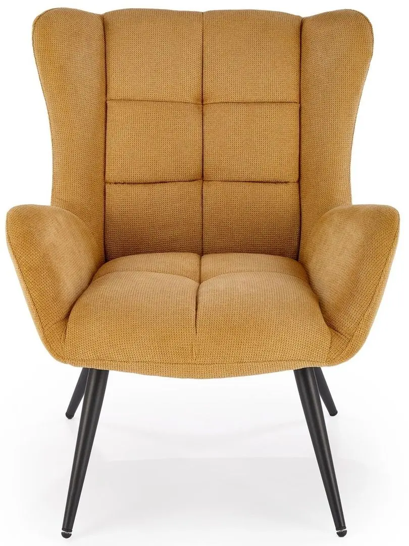 Fotoliu Halmar Byron (Mustard/Black)