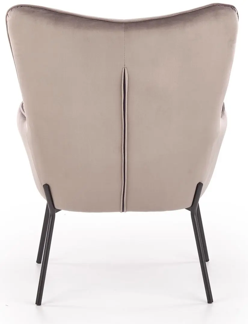 Fotoliu Halmar Castel (Light Gray/Black)