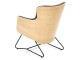 Fotoliu Halmar Chillout (Dark Gray/Natural Oak)