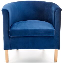 Fotoliu Halmar Clubby 2 (Dark Blue/Natural) Thumb