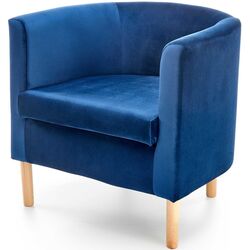 Fotoliu Halmar Clubby 2 (Dark Blue/Natural) Thumb
