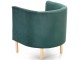 Fotoliu Halmar Clubby 2 (Dark Green/Natural)