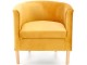 Fotoliu Halmar Clubby 2 (Mustard/Natural)