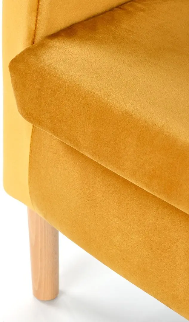 Fotoliu Halmar Clubby 2 (Mustard/Natural) - 8