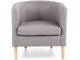 Fotoliu Halmar Clubby (Gray)