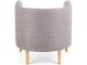 Fotoliu Halmar Clubby (Gray)