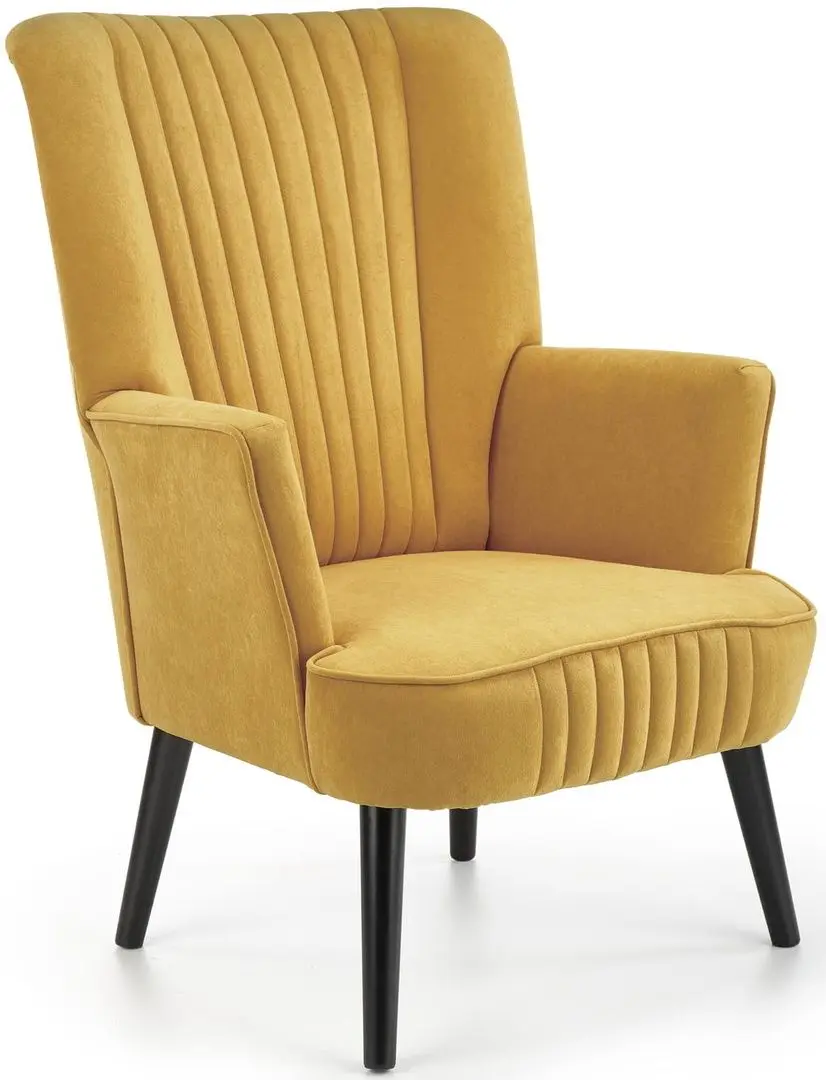 Fotoliu Halmar Delgado (Mustard)