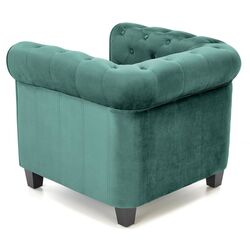 Fotoliu Halmar Eriksen (Dark Green/Black) Thumb