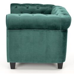 Fotoliu Halmar Eriksen (Dark Green/Black) Thumb