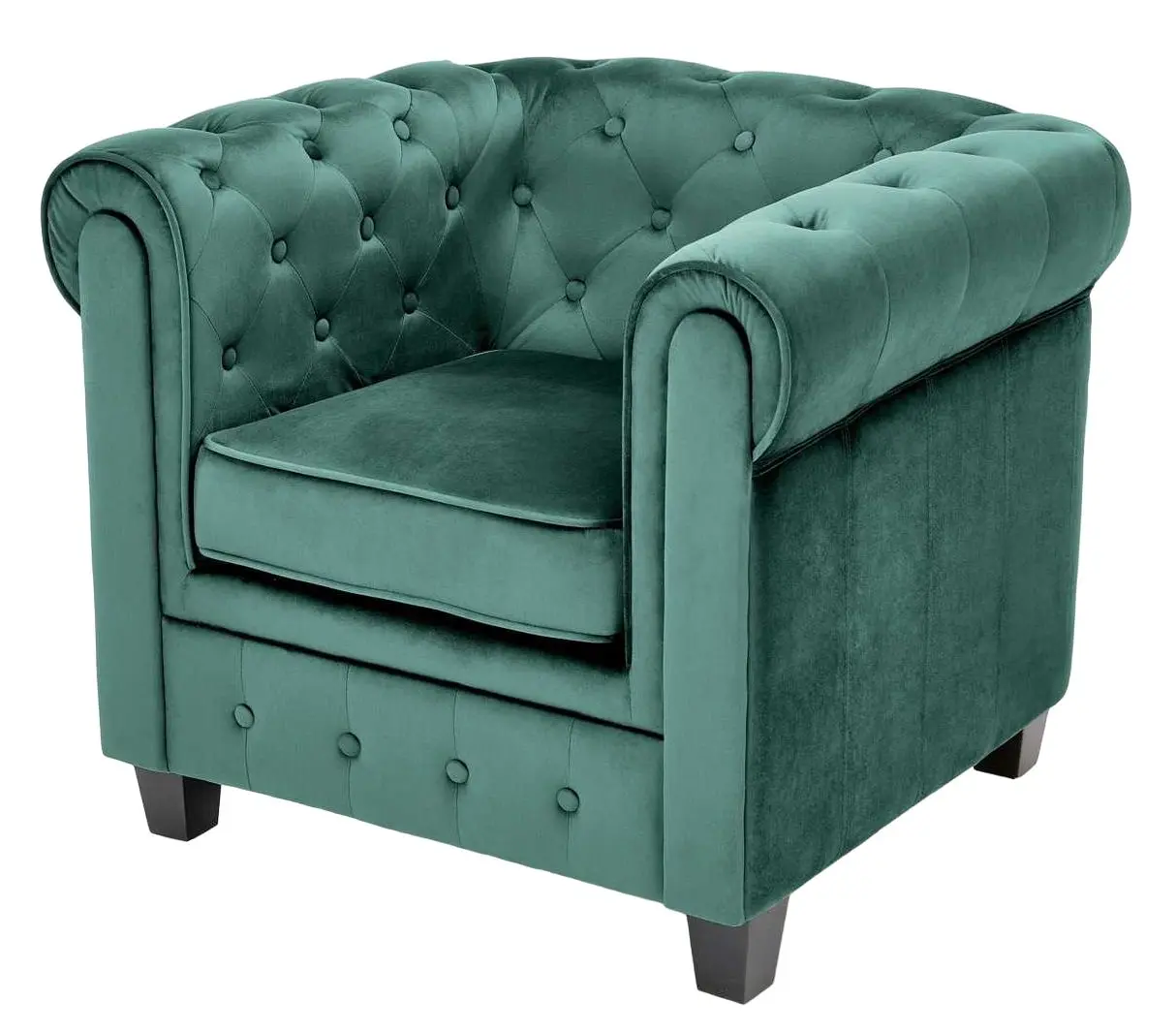 Fotoliu Halmar Eriksen (Dark Green/Black)