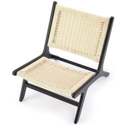 Fotoliu Halmar Foden (Black/Natural) Thumb