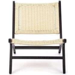 Fotoliu Halmar Foden (Black/Natural) Thumb