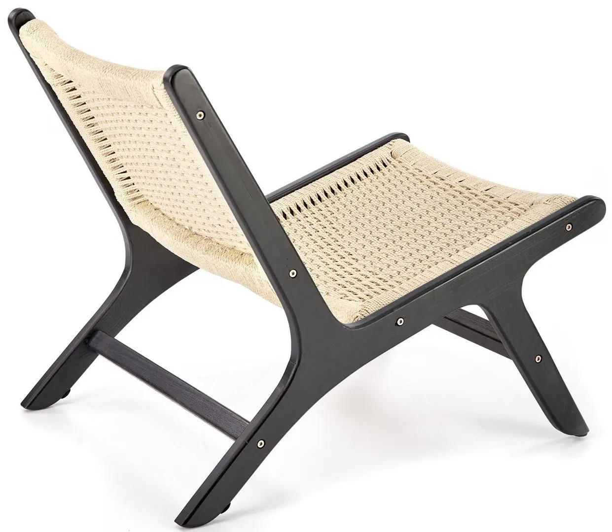 Fotoliu Halmar Foden (Black/Natural)