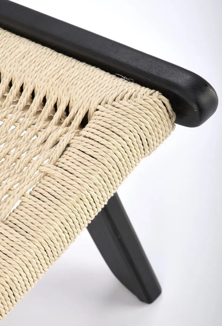 Fotoliu Halmar Foden (Black/Natural)