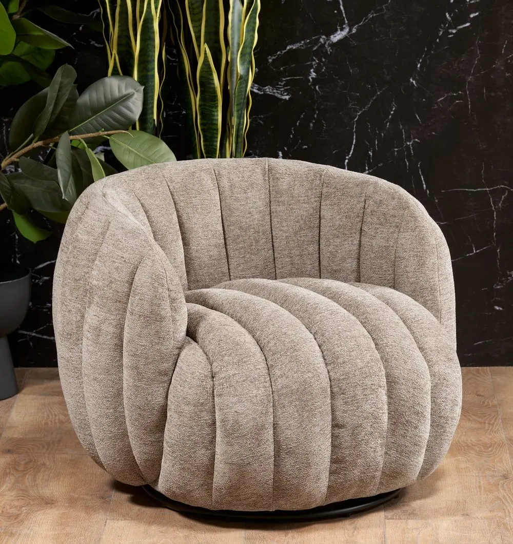 Fotoliu Halmar Fraser (Dark Beige)