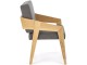 Fotoliu Halmar Freedom (Natural Oak/Grey)