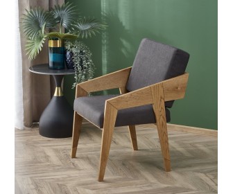 Fotoliu Halmar Freedom (Natural Oak/Grey)